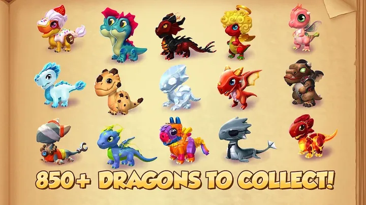 Sárkányok és élőhelyek a Dragon Mania Legends szigetén