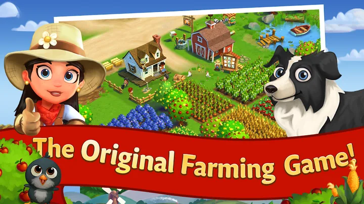A FarmVille 2: Country Escape gazdaságának nézete a szántóföldekkel