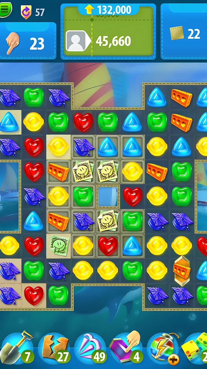 Gummy Drop! Match 3 & Travel – 3. képernyőkép