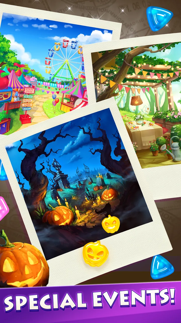 Gummy Drop! Match 3 & Travel – 4. képernyőkép